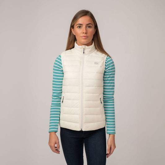 Alpine - Women's Packable Down Gilet - Ivory