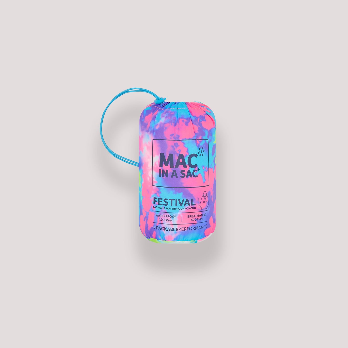 Poncho Packable Waterproof Cape - Soft Focus