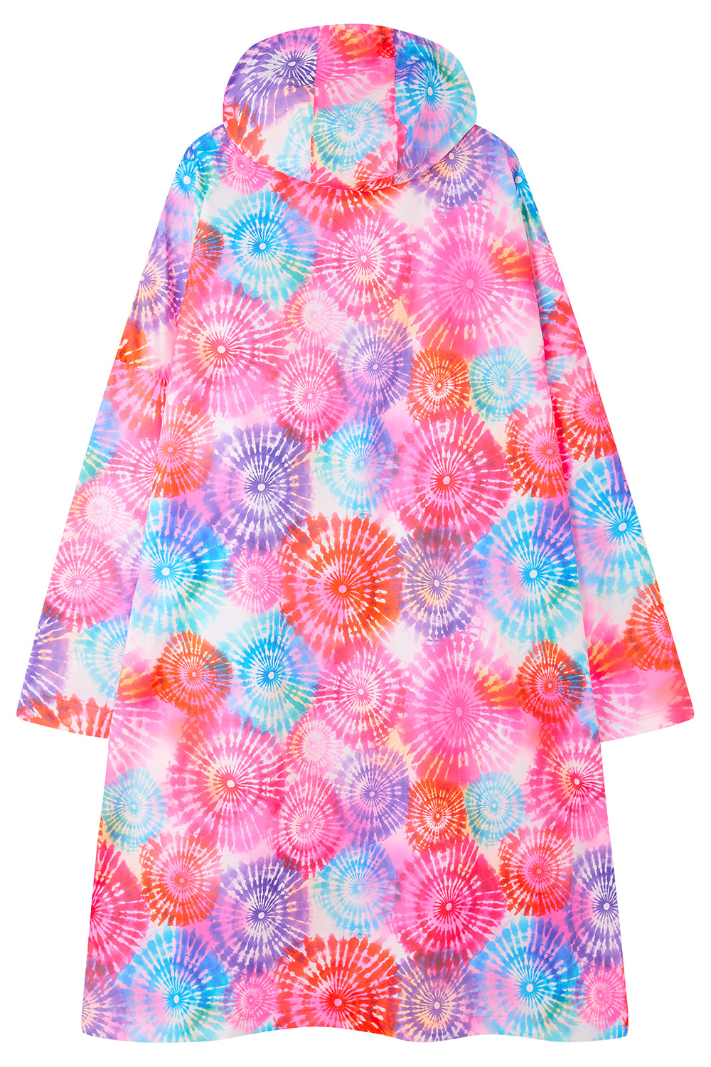 Poncho Packable Waterproof Cape - Tie Dye