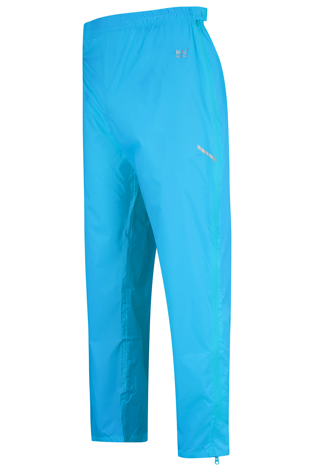 Origin Packable Full Zip Waterproof Overtrousers - Neon Blue