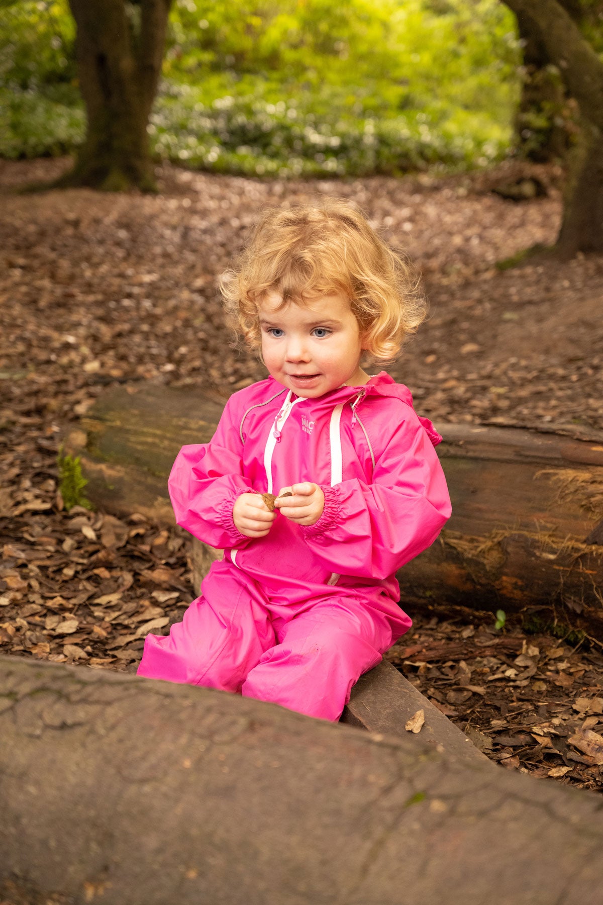 Puddlesuit Packable Waterproof Kids Rainsuit - Pink