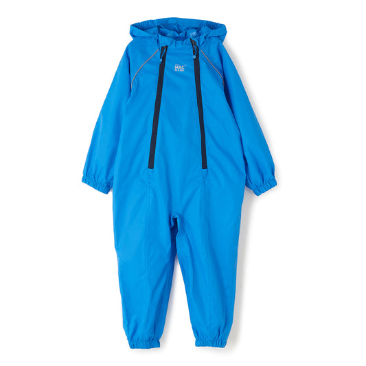Puddlesuit Packable Waterproof Kids Rainsuit - Ocean Blue