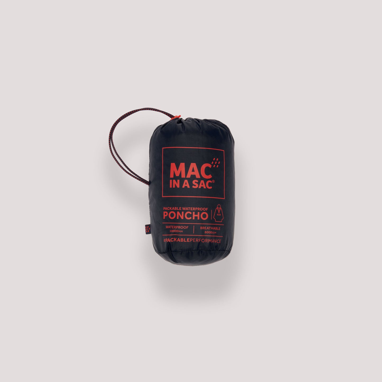 Poncho Packable Waterproof Cape - Navy