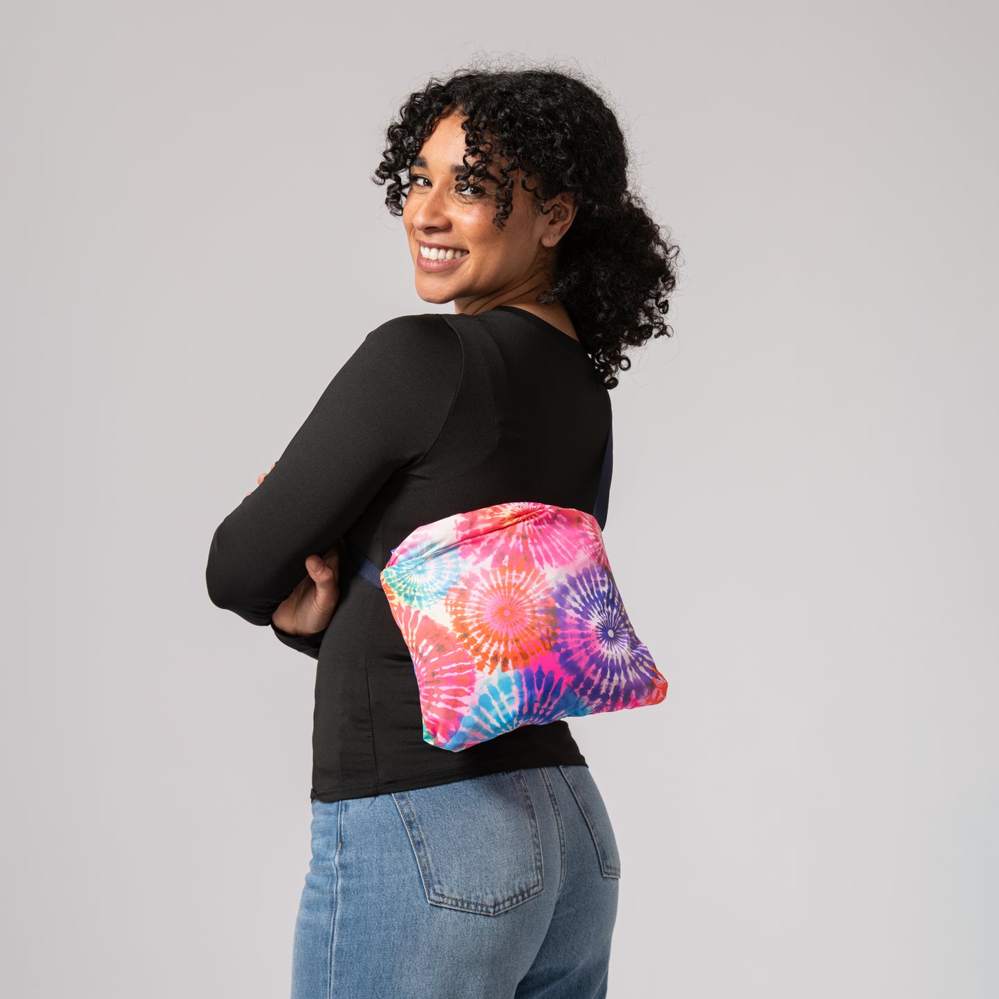 Poncho Packable Waterproof Cape - Tie Dye