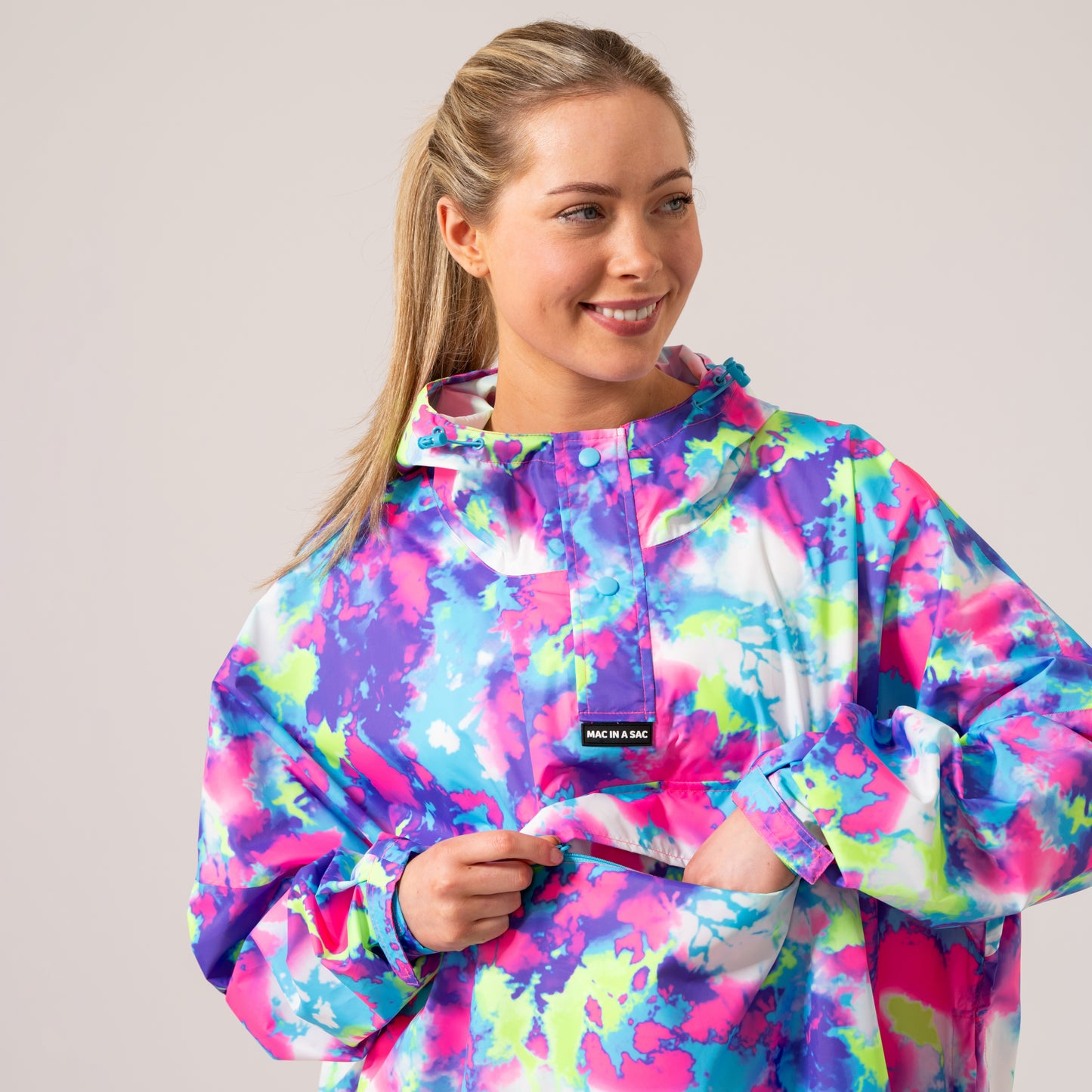 Poncho Packable Waterproof Cape - Soft Focus