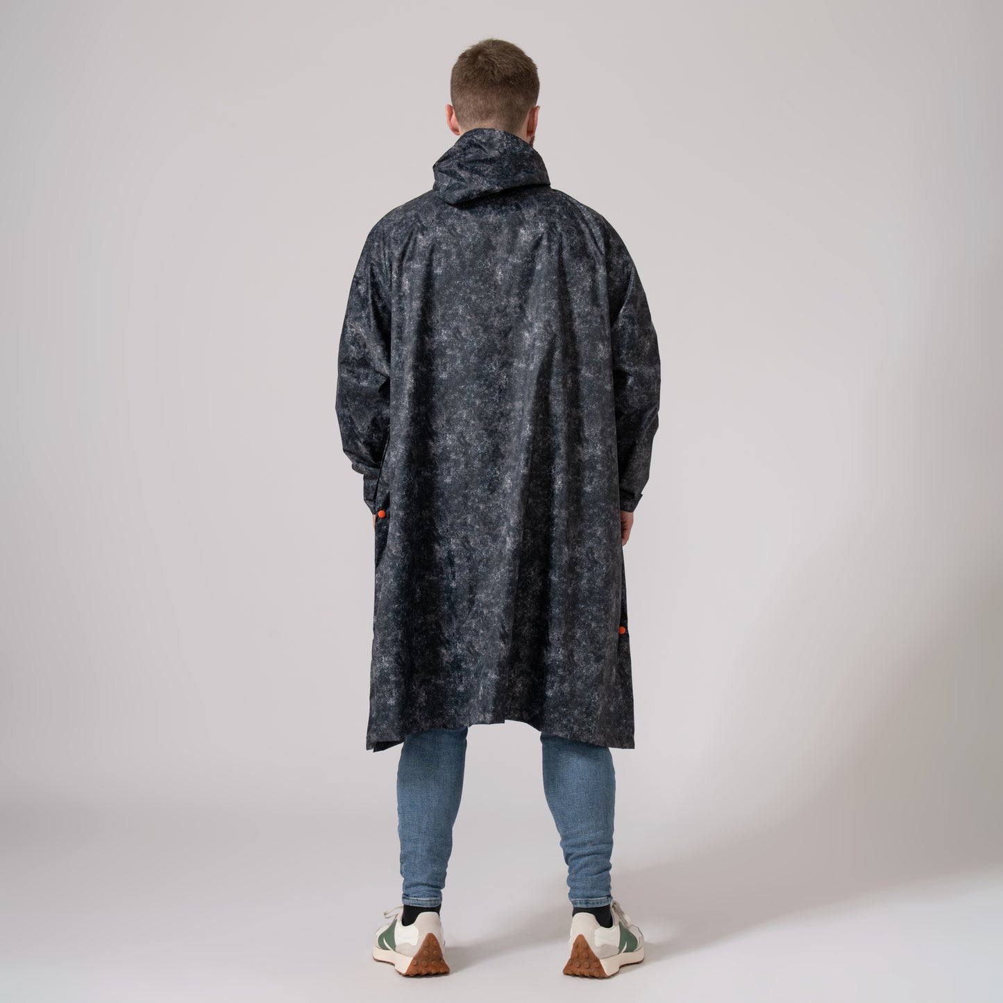 Poncho Packable Waterproof Cape - Graphite Etch