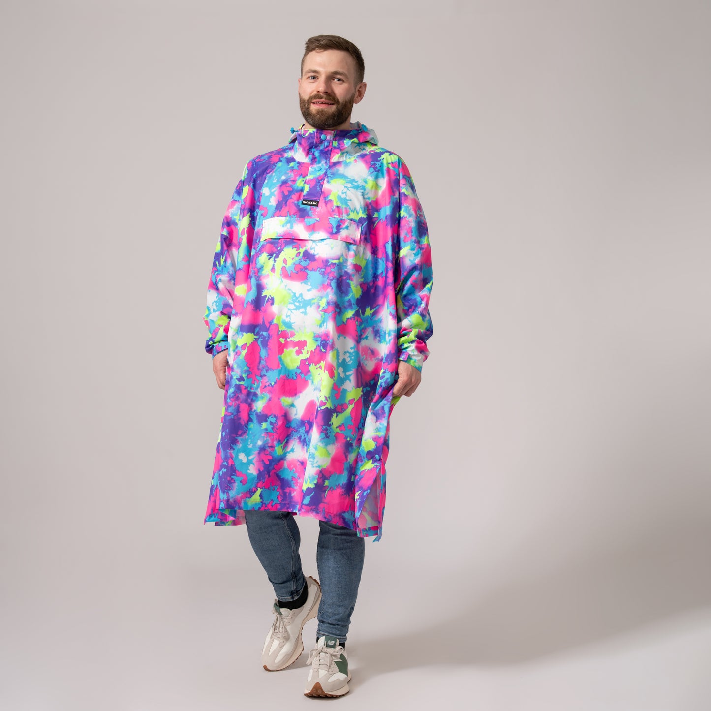 Poncho Packable Waterproof Cape - Soft Focus