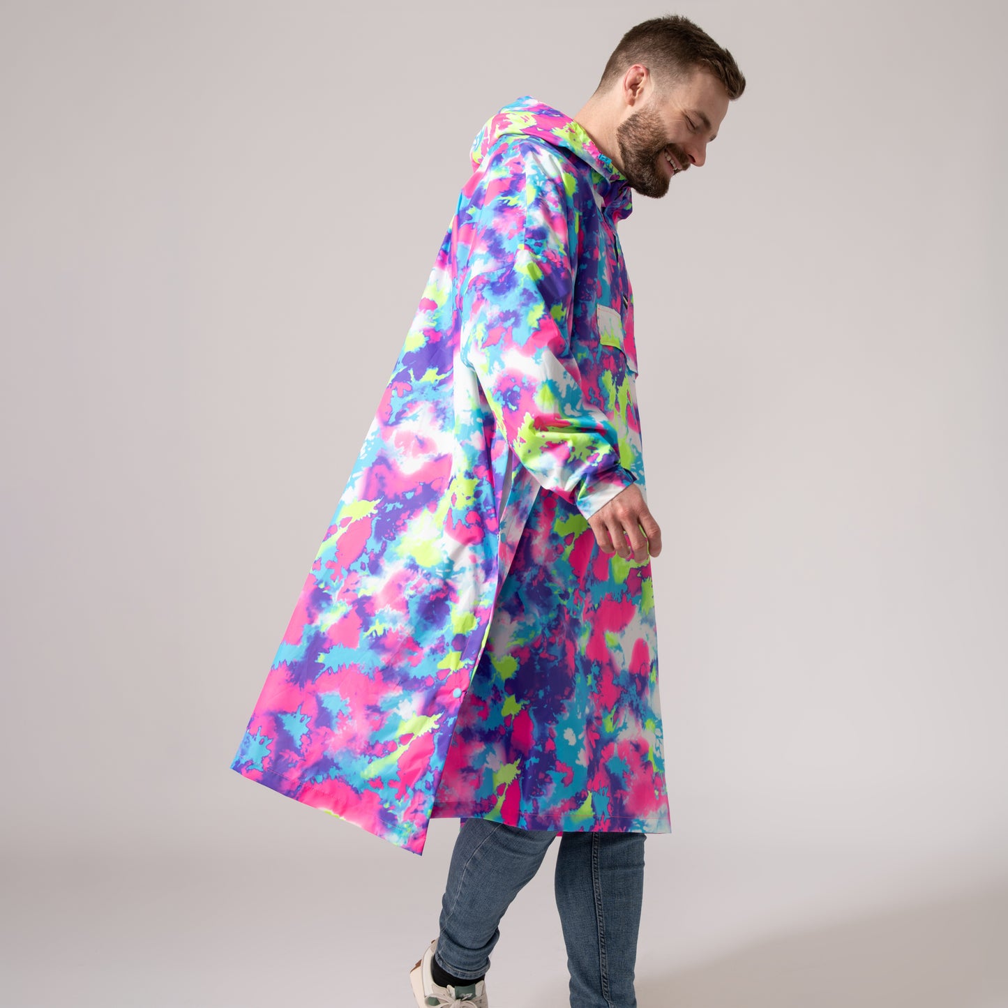 Poncho Packable Waterproof Cape - Soft Focus