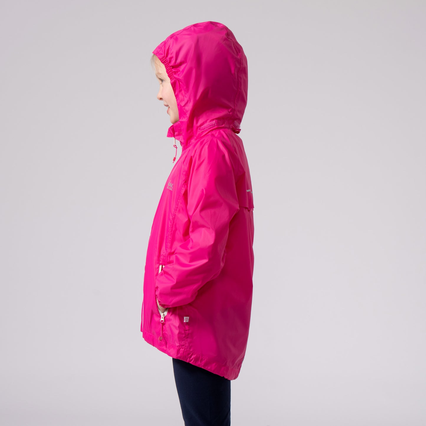 Origin Mini Packable Waterproof Kids Jacket - New Pink