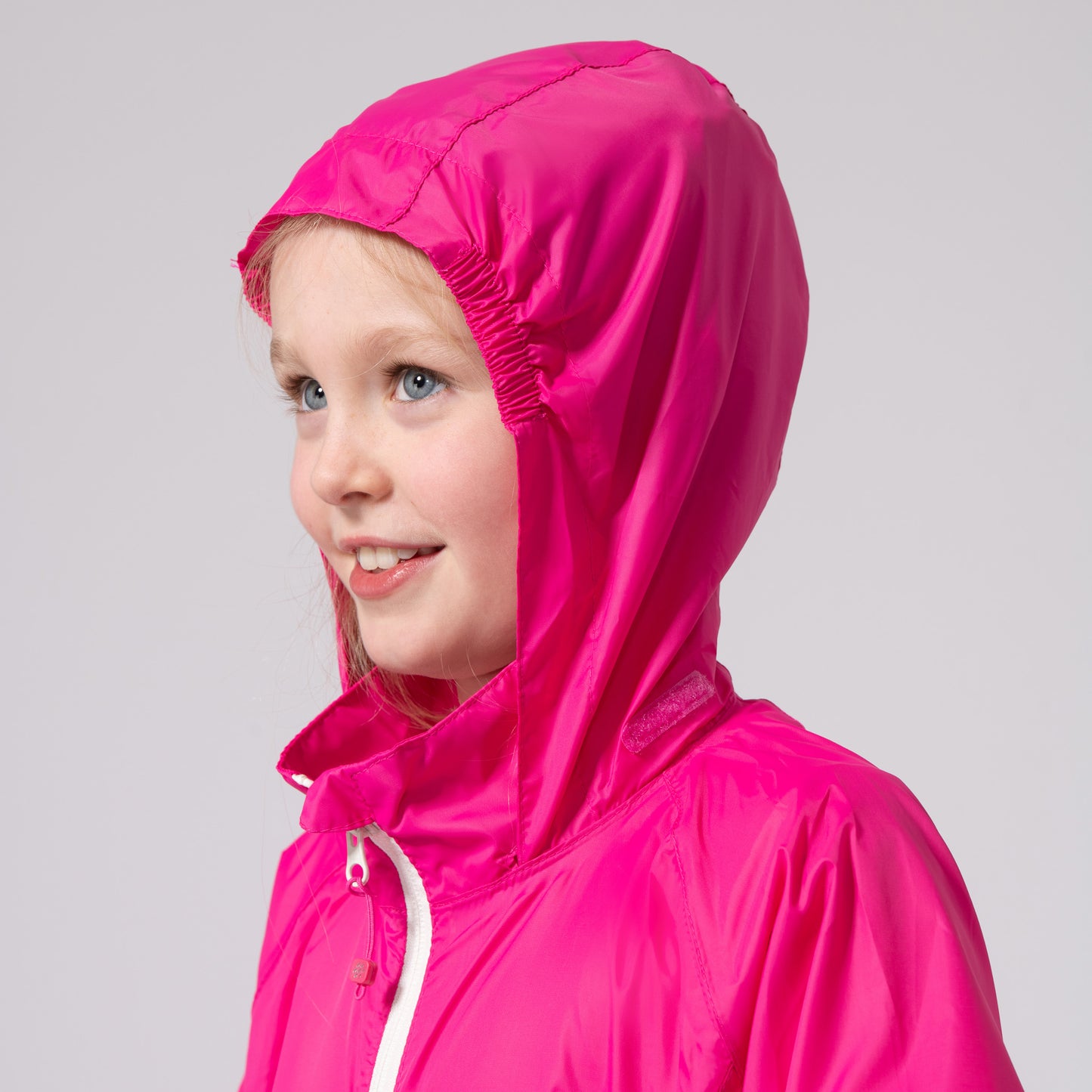 Origin Mini Packable Waterproof Kids Jacket - New Pink