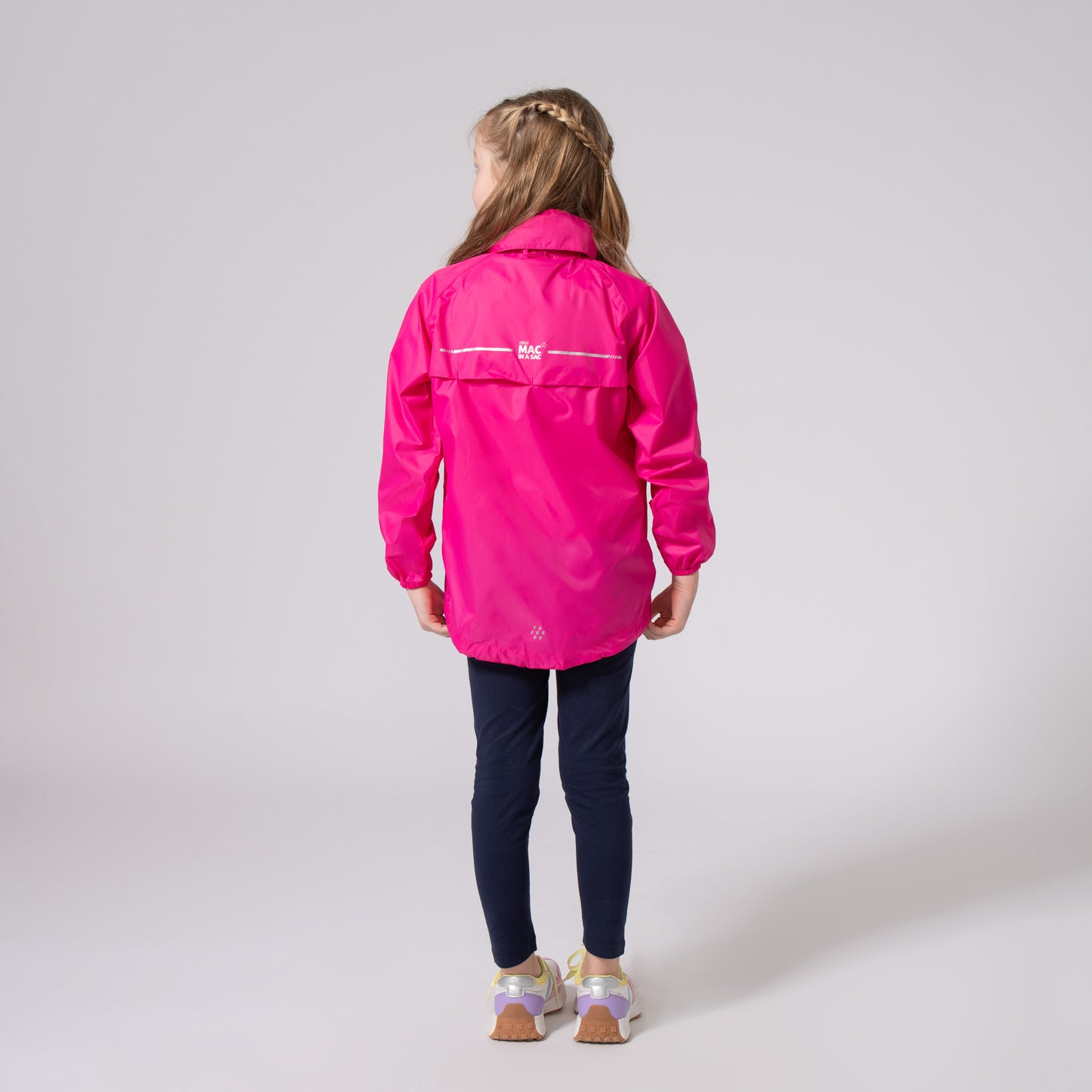 Origin Mini Packable Waterproof Kids Jacket - New Pink