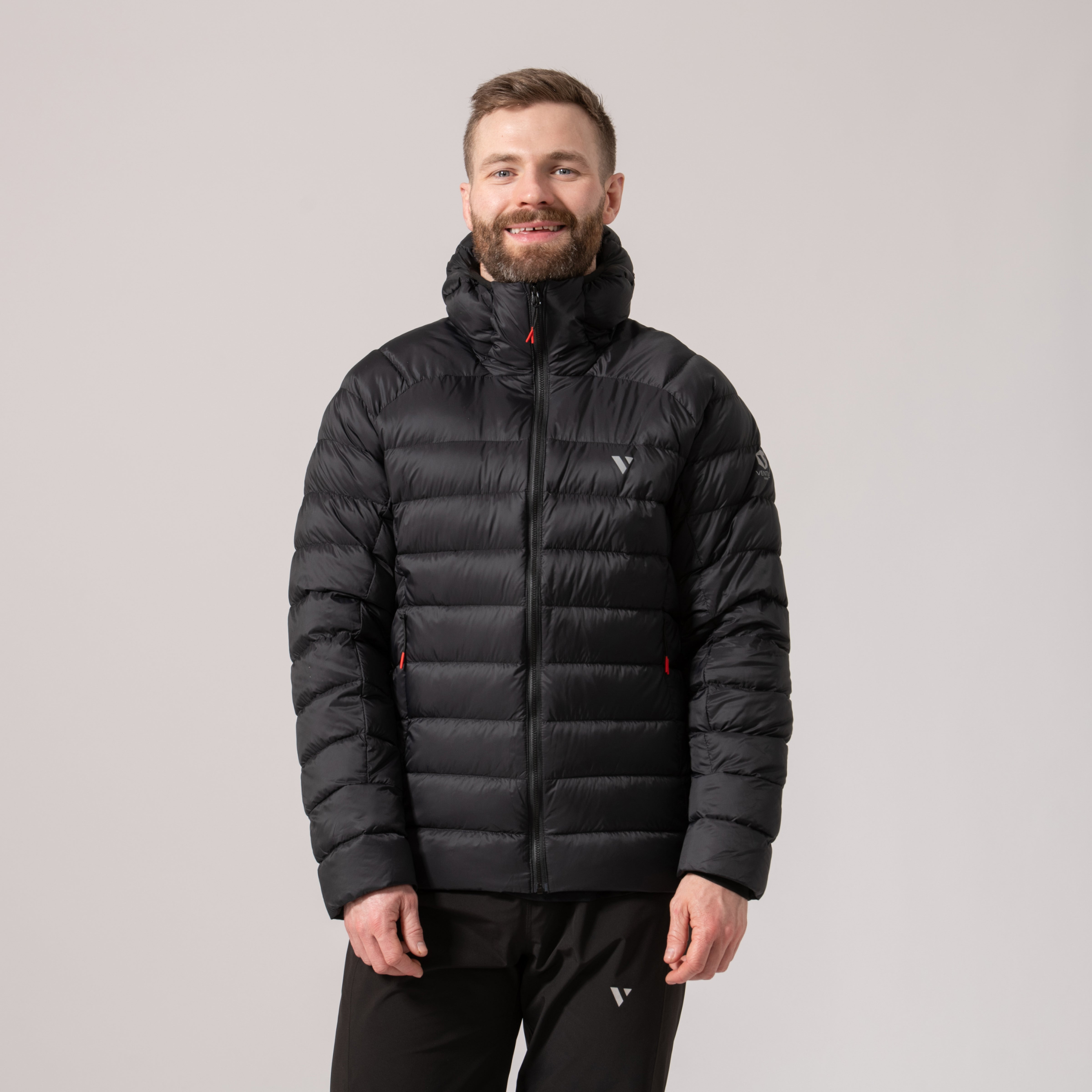 Summit – Men's Packable Down Filled Insulated Jacket Jet Black