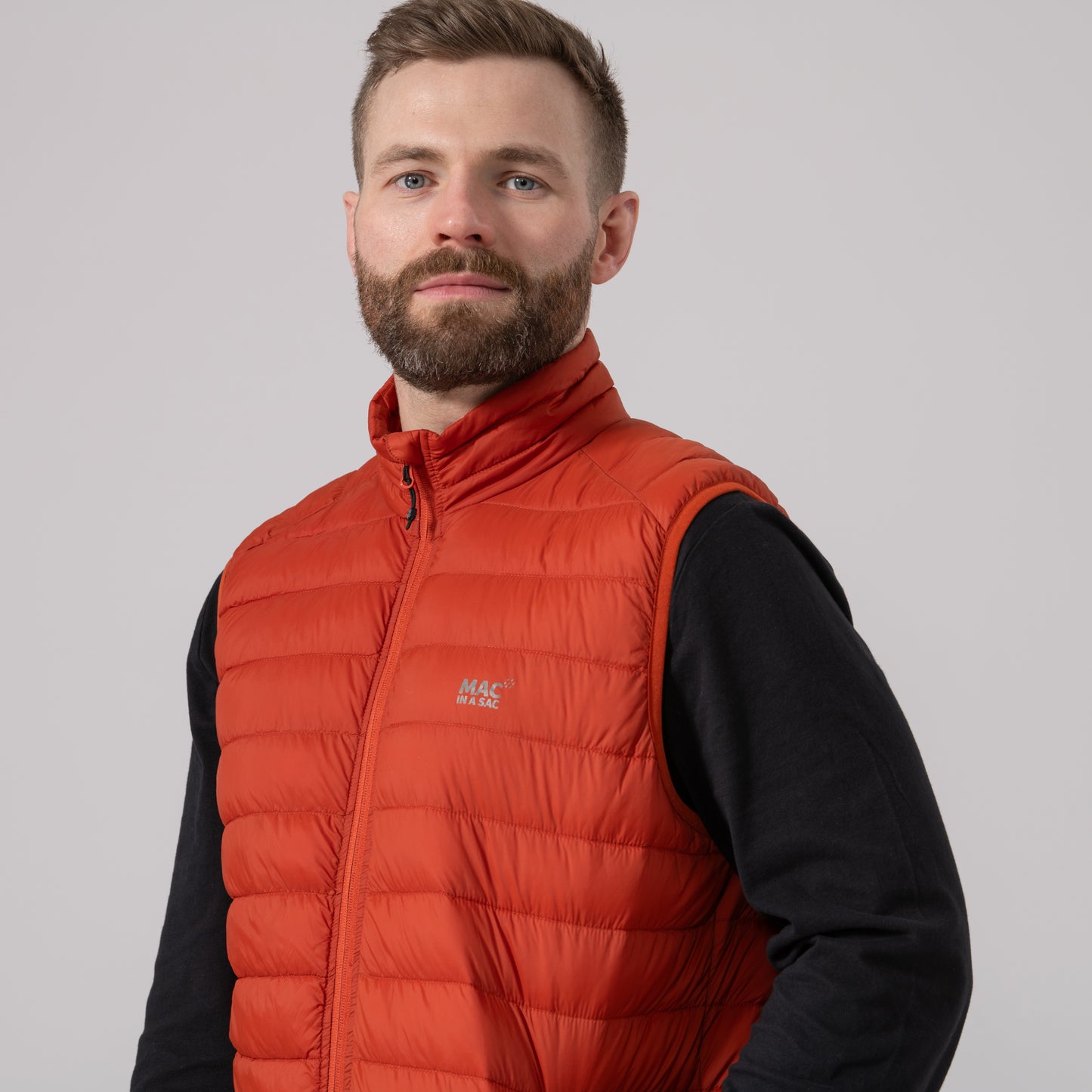 Synergy - Men's Insulated Gilet - Burnt Orange