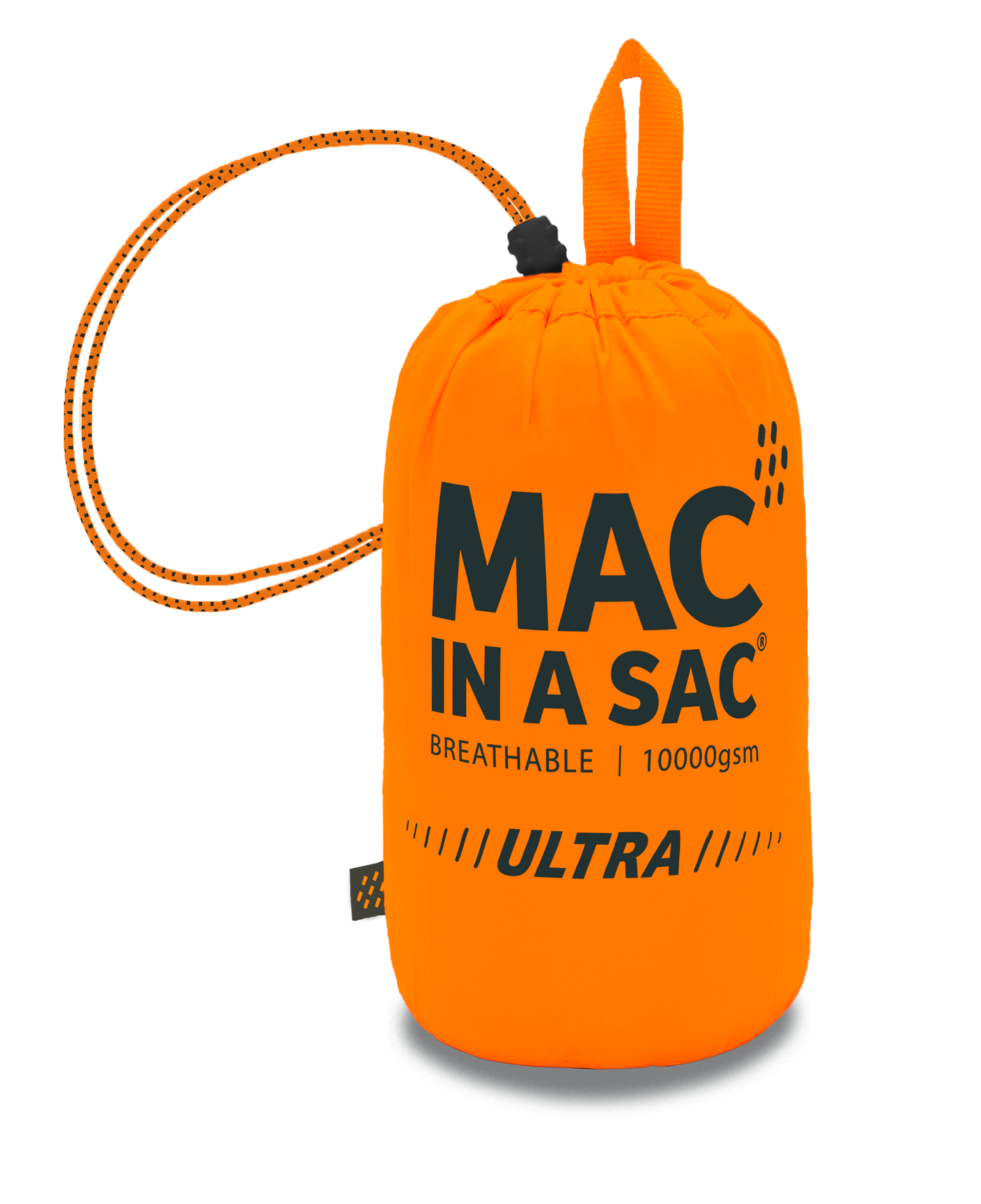 Ultra Packable Running Jacket - Neon Orange