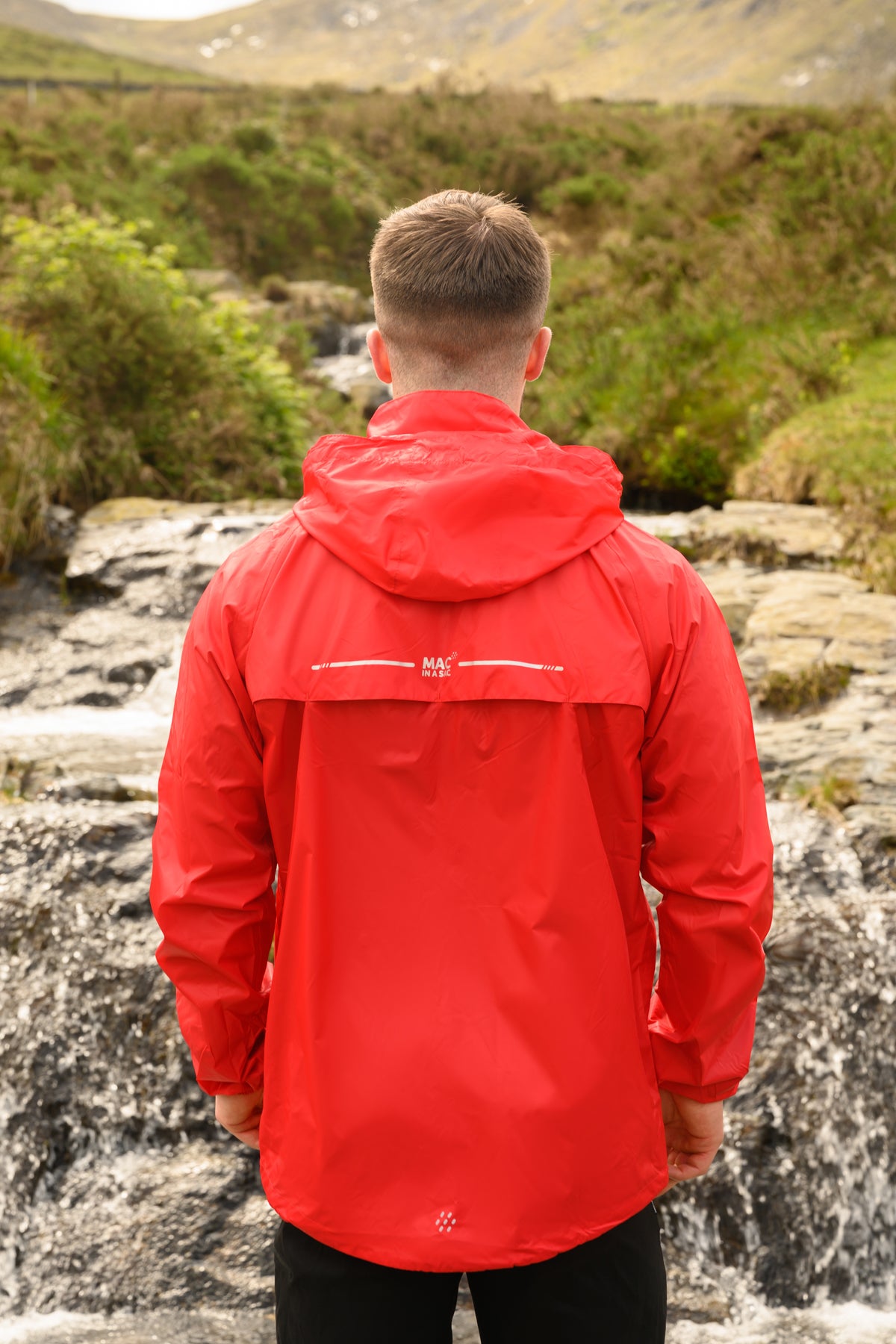 Origin Packable Waterproof Jacket - Red