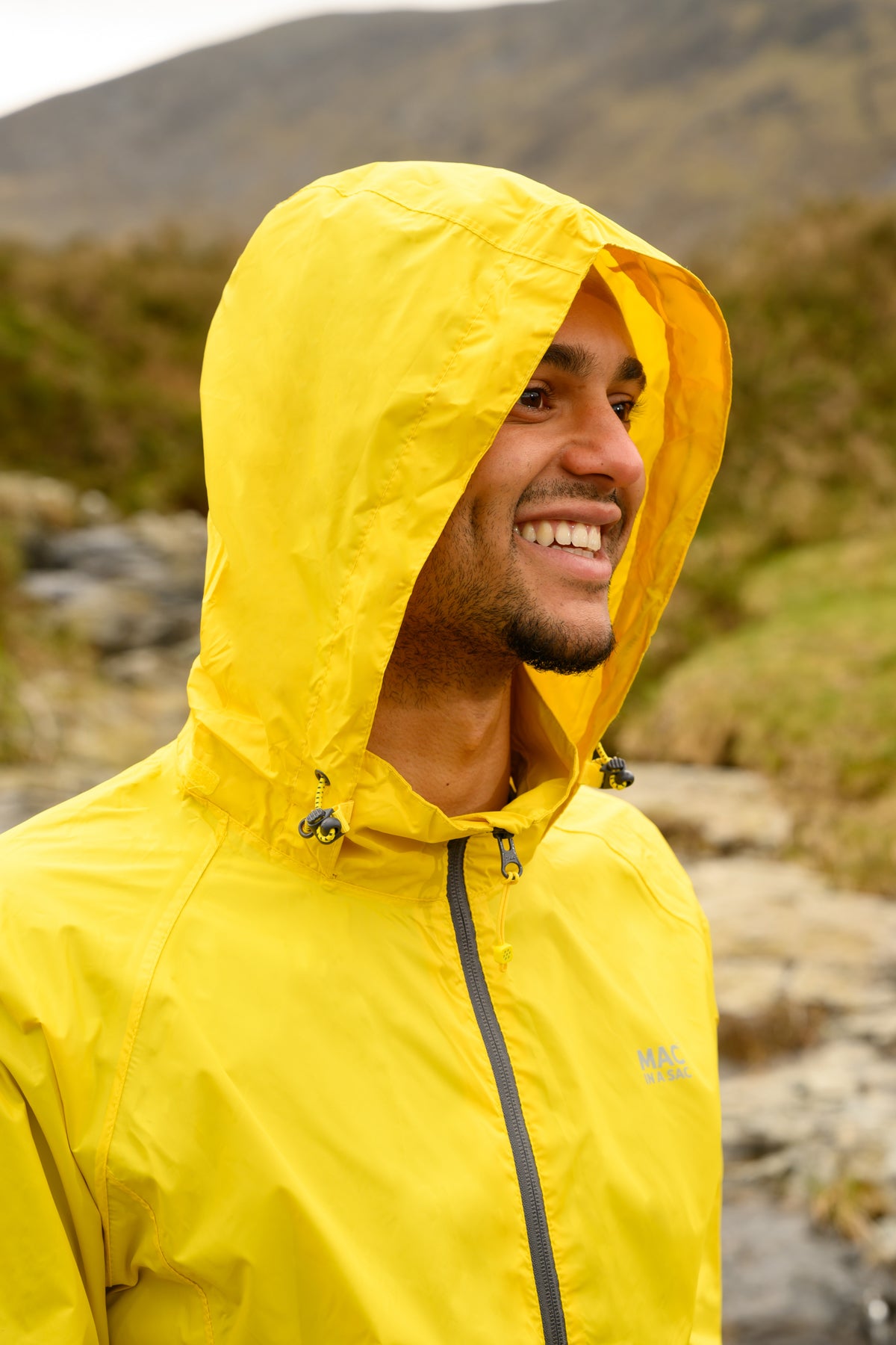 Origin Packable Waterproof Jacket - Yellow