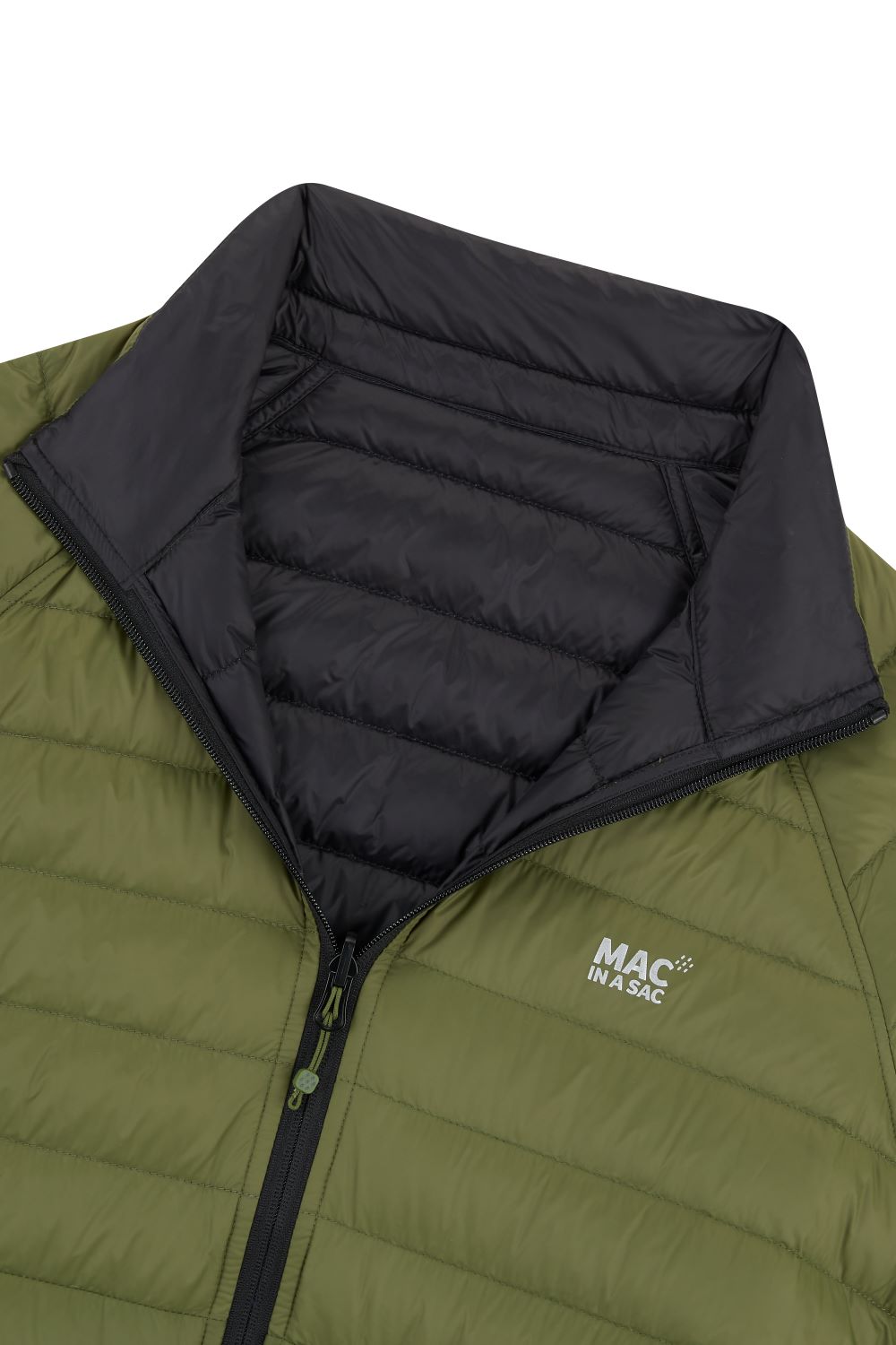 Polar - Packable Men's Down Jacket - Khaki Black