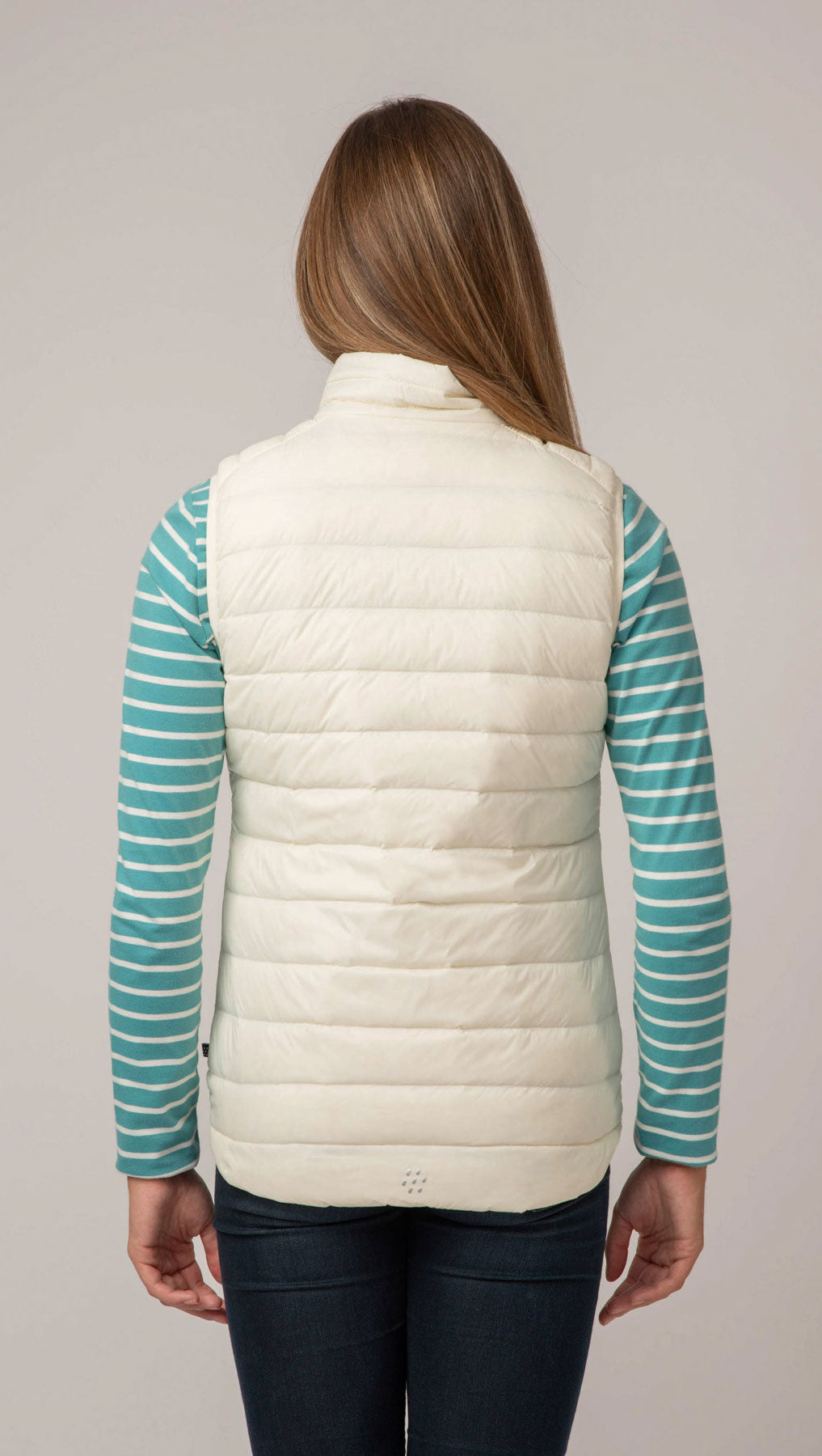 Alpine - Women's Packable Down Gilet - Ivory