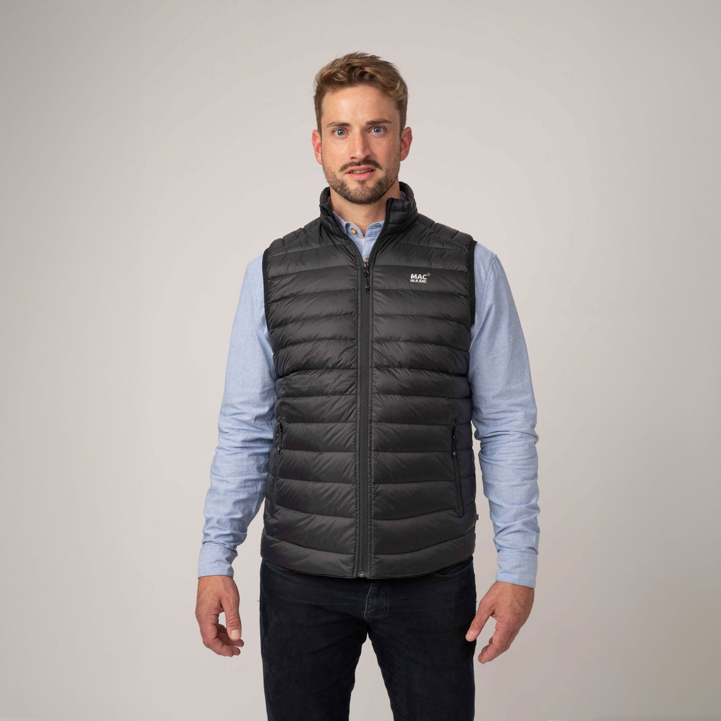 Alpine - Packable Men's Down Gilet - Jet Black