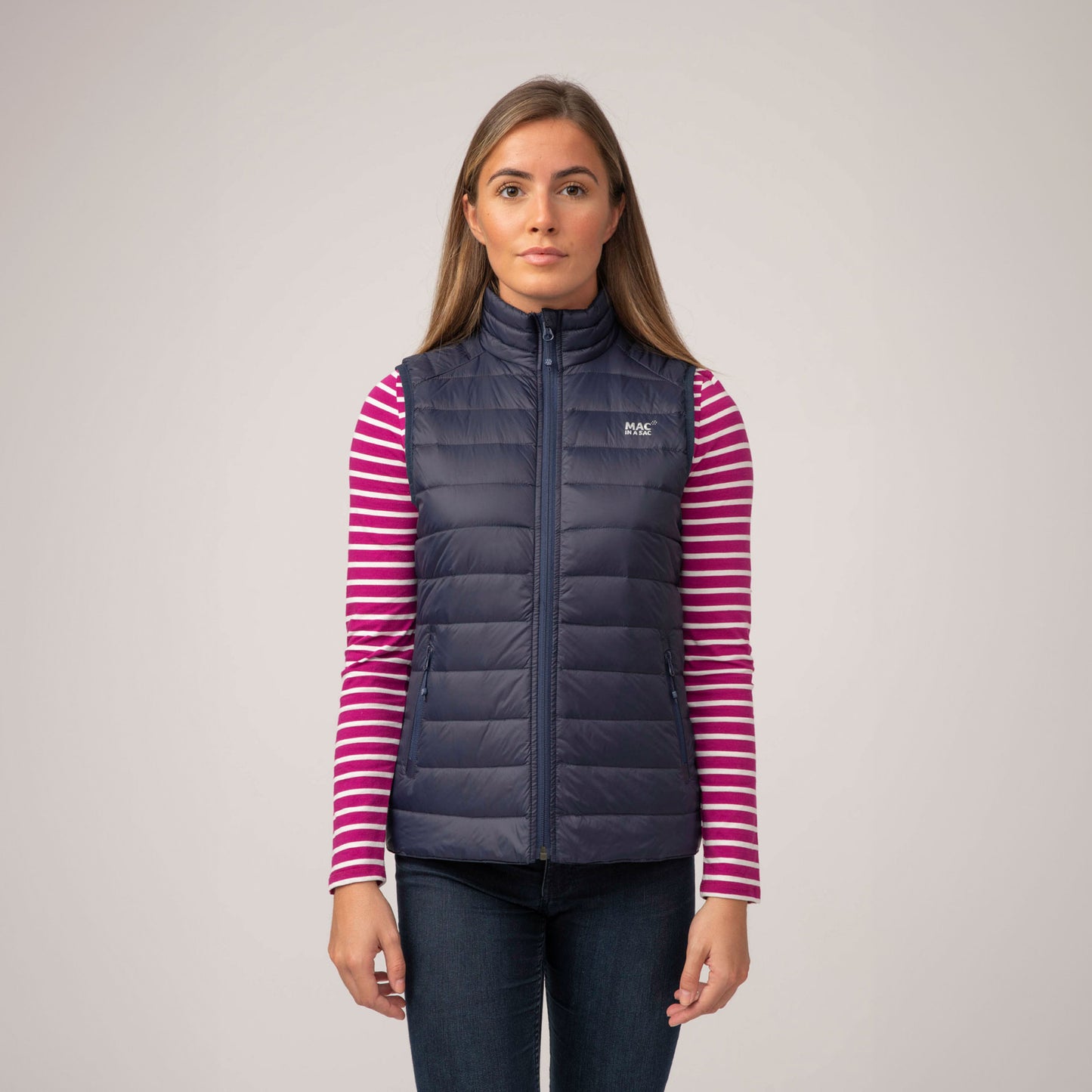 Alpine - Women's Packable Down Gilet - Navy