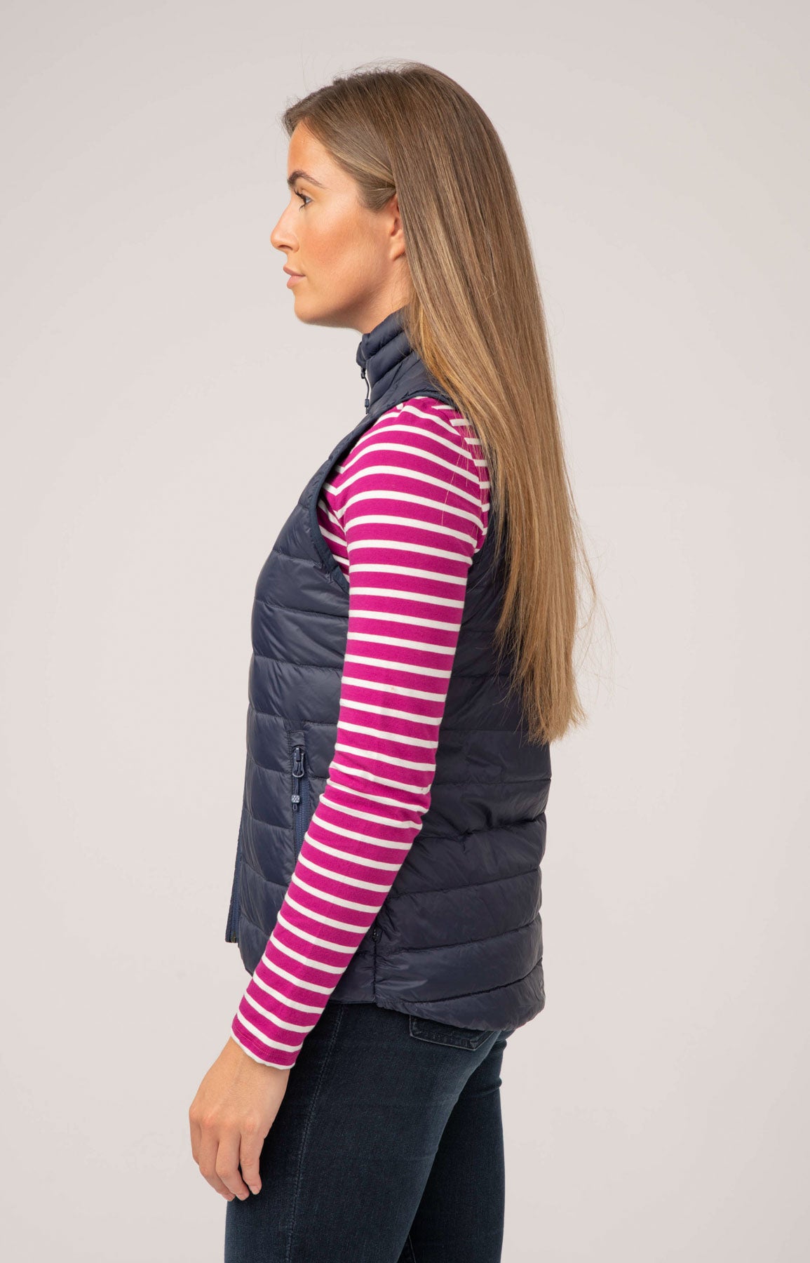 Alpine - Women's Packable Down Gilet - Navy