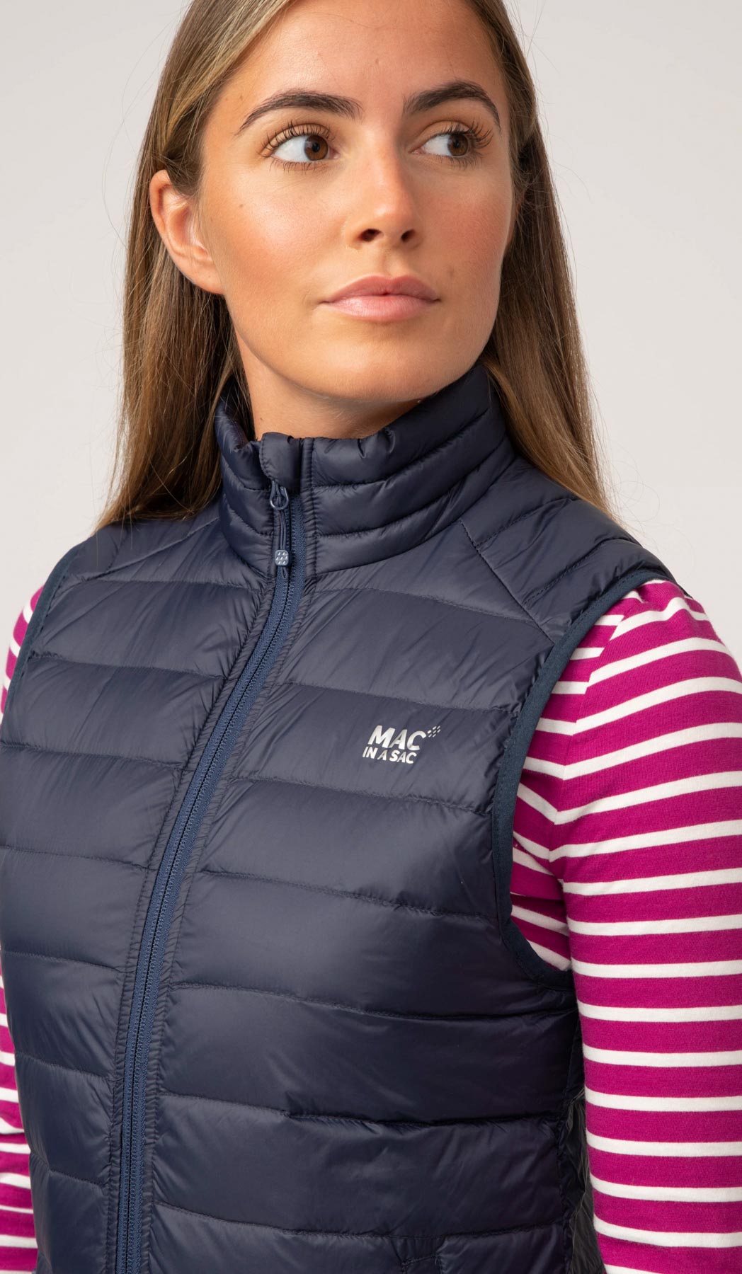 Alpine - Women's Packable Down Gilet - Navy