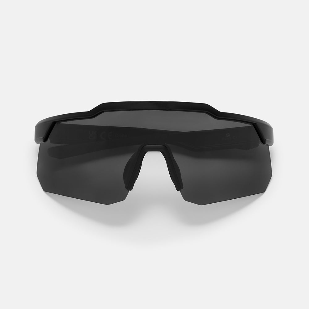 Apex Sunglasses -  Matt Black/Black Lens