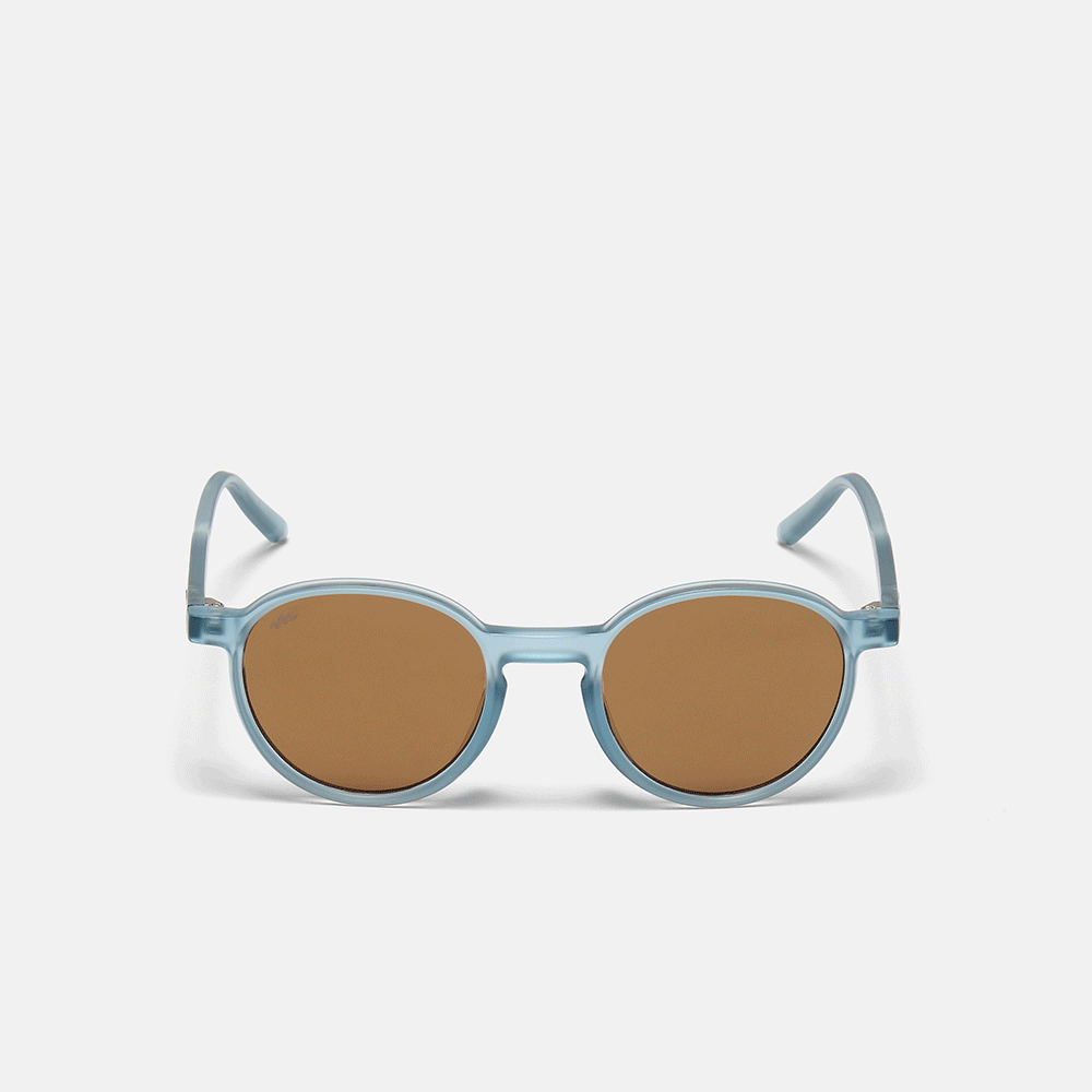 Drift Sunglasses -  Matt Crystal Blue/Brown Lens