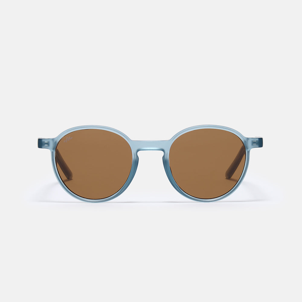 Drift Sunglasses -  Matt Crystal Blue/Brown Lens