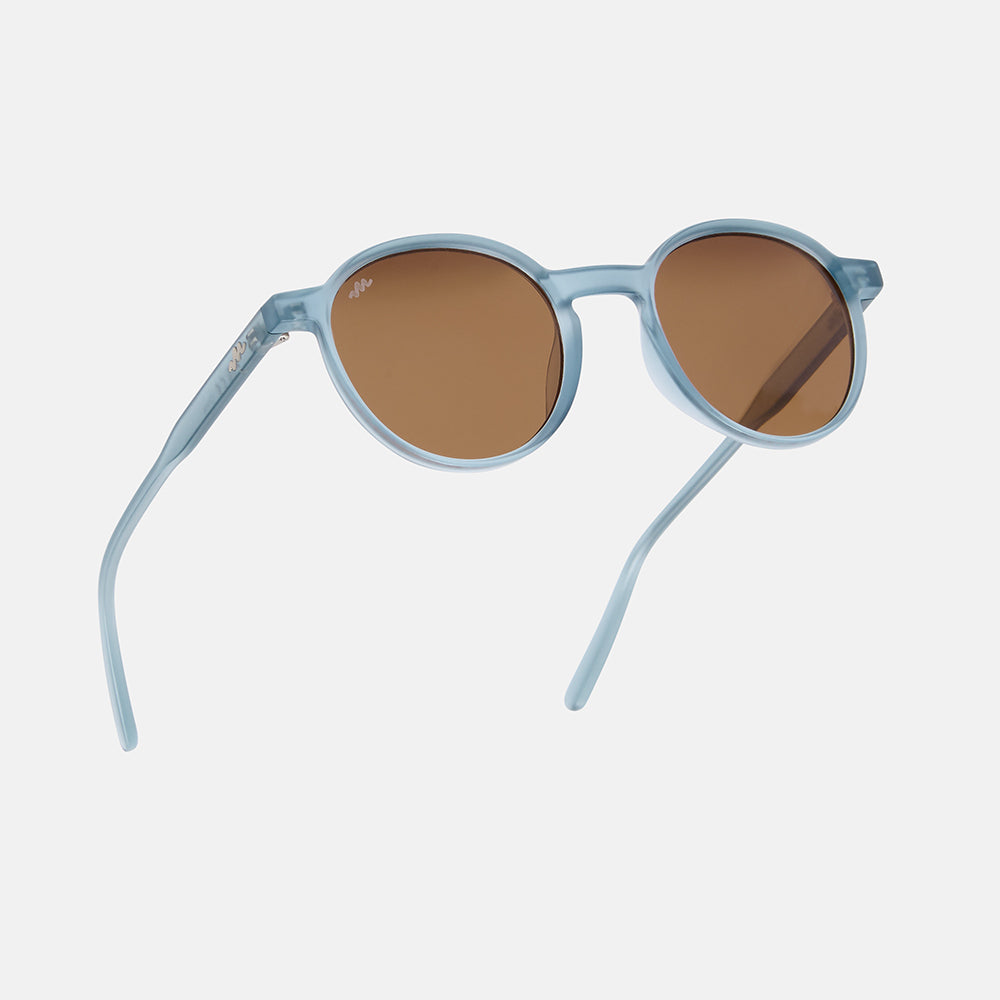 Drift Sunglasses -  Matt Crystal Blue/Brown Lens