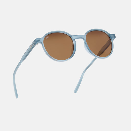 Drift Sunglasses -  Matt Crystal Blue/Brown Lens