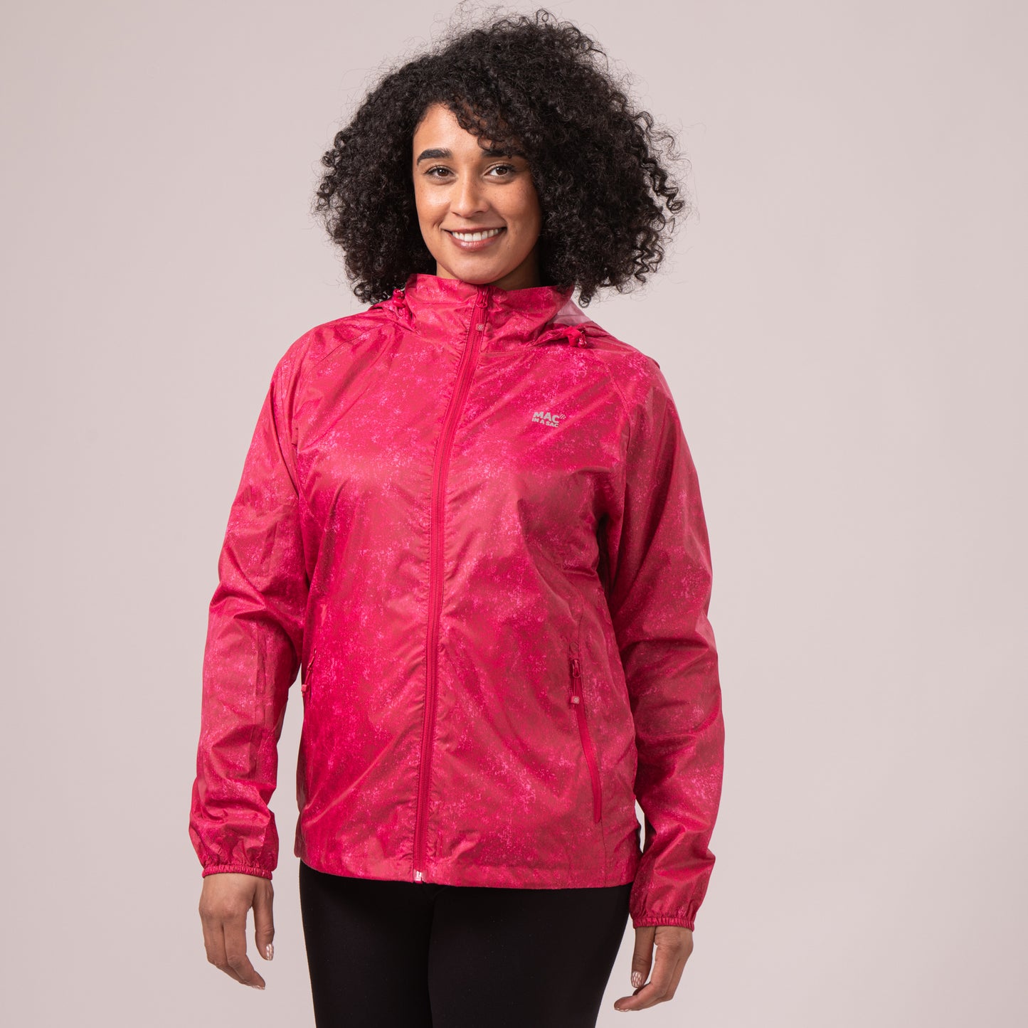 Origin Packable Waterproof Jacket - Pink Etch