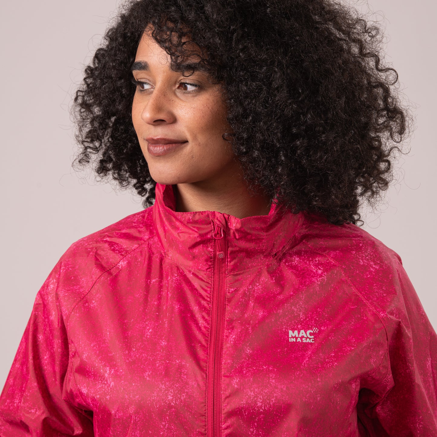 Origin Packable Waterproof Jacket - Pink Etch