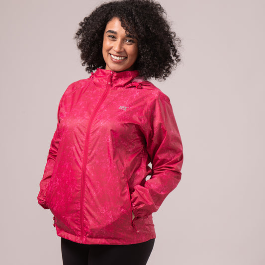 Origin Packable Waterproof Jacket - Pink Etch