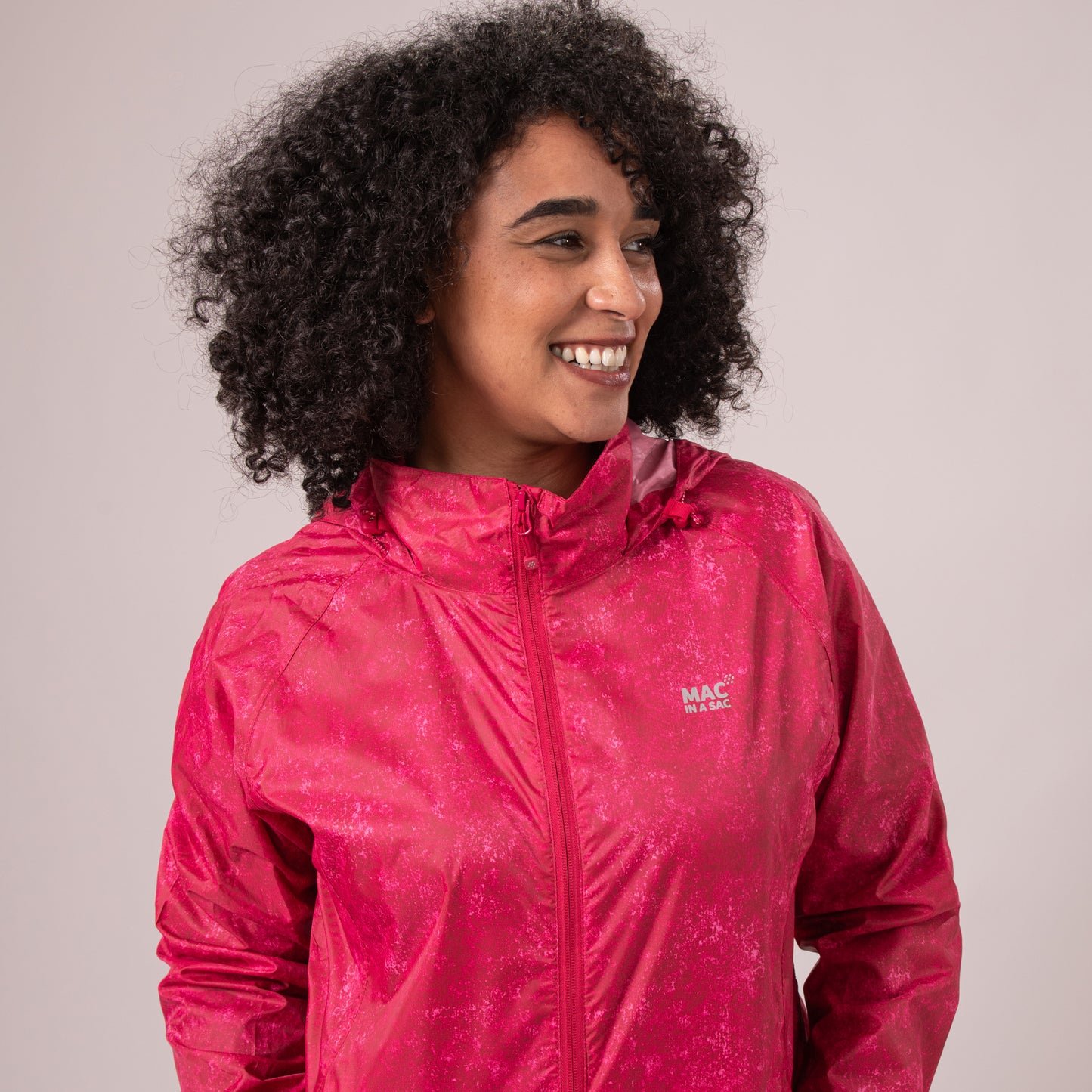 Origin Packable Waterproof Jacket - Pink Etch