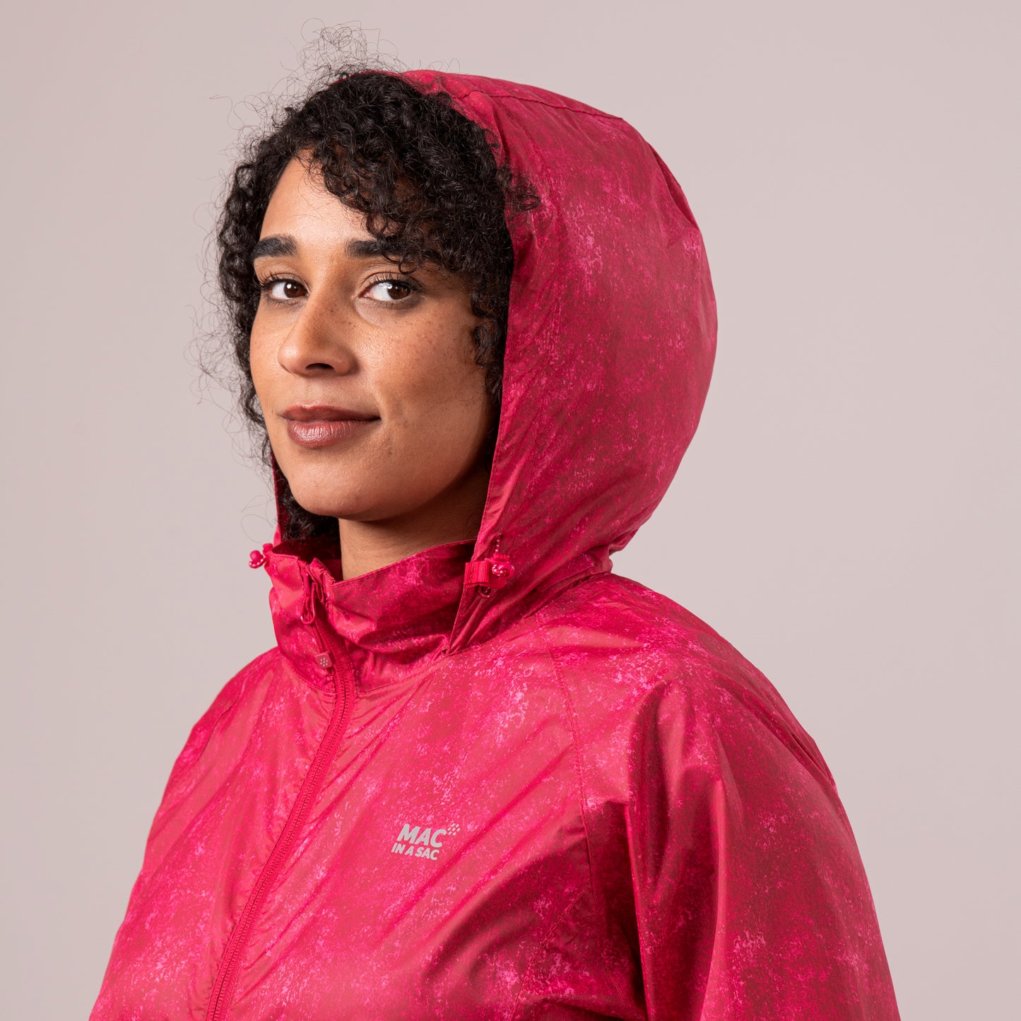 Origin Packable Waterproof Jacket - Pink Etch