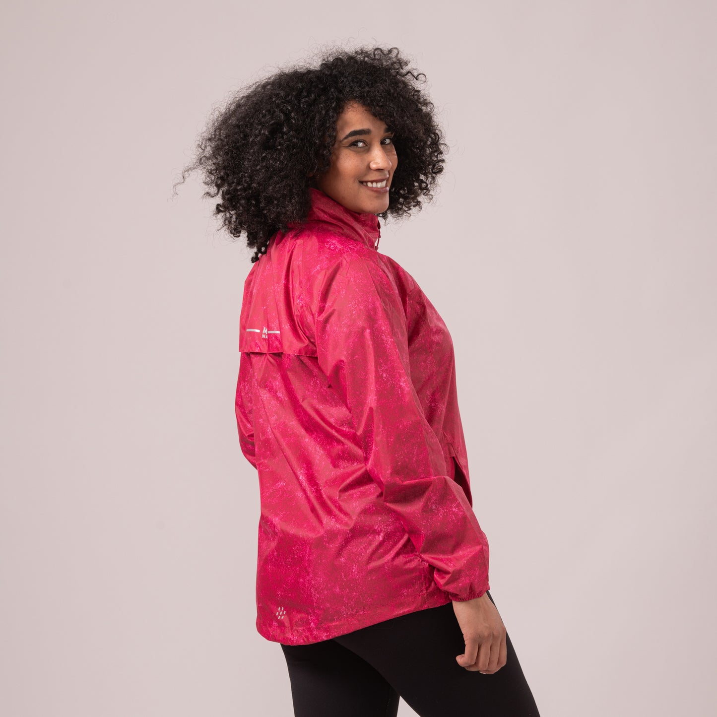 Origin Packable Waterproof Jacket - Pink Etch