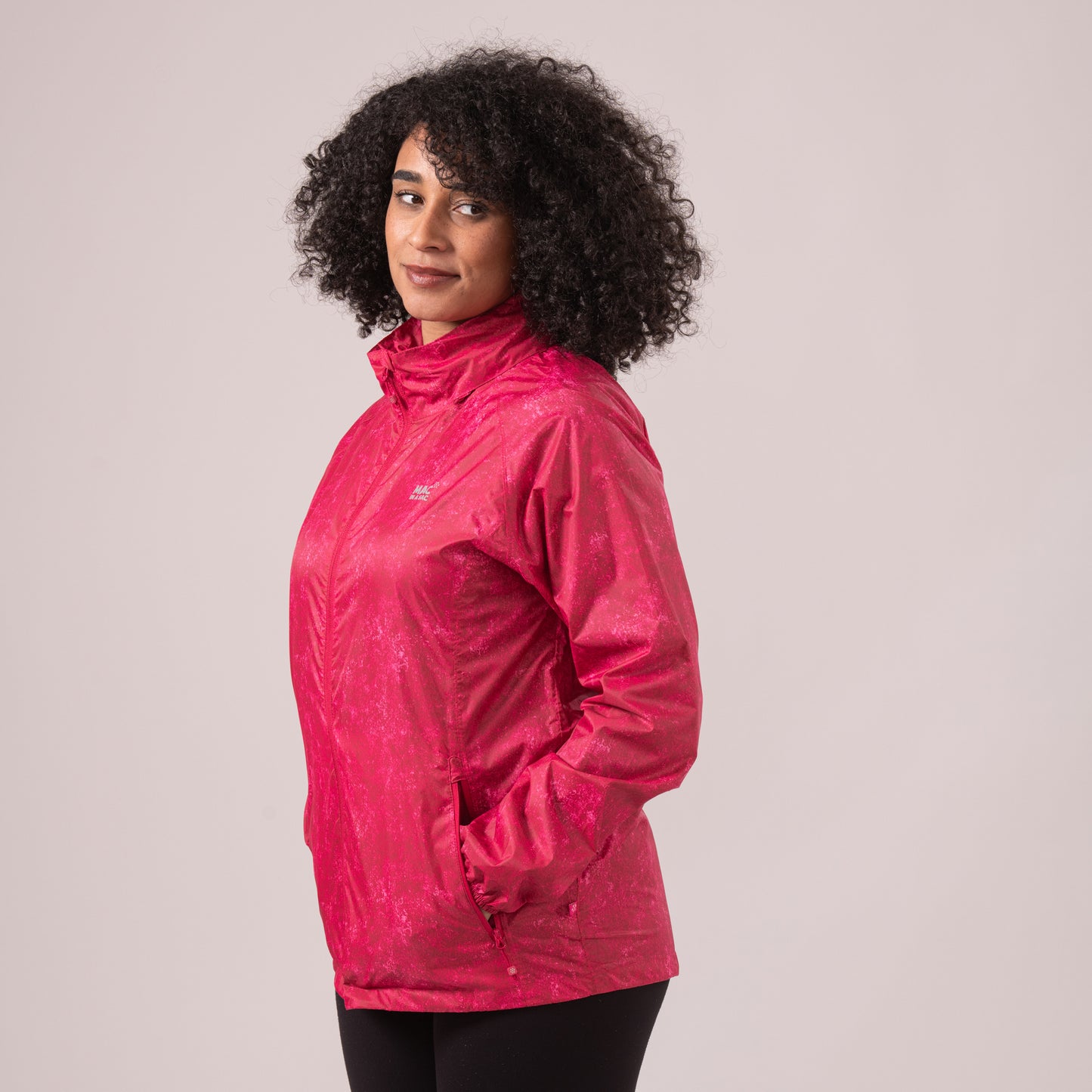 Origin Packable Waterproof Jacket - Pink Etch