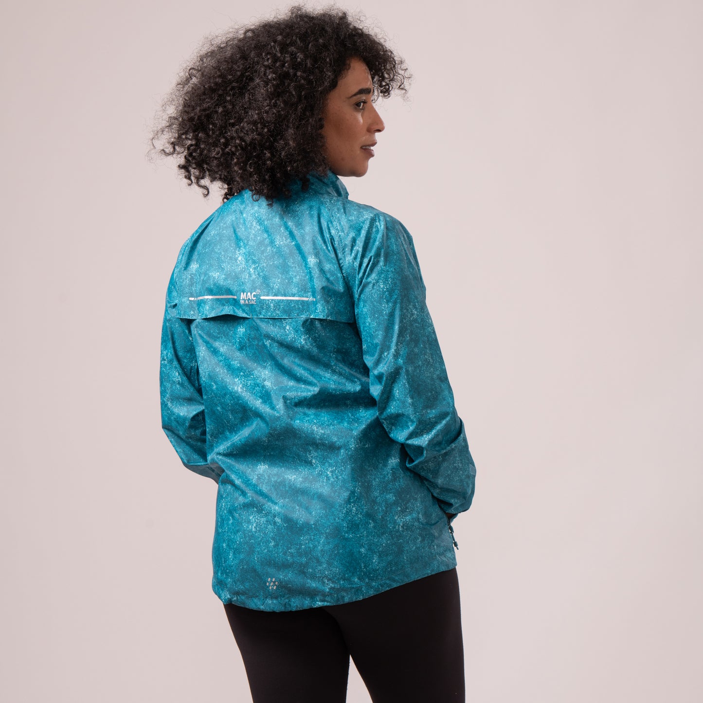 Origin Packable Waterproof Jacket - Teal Etch