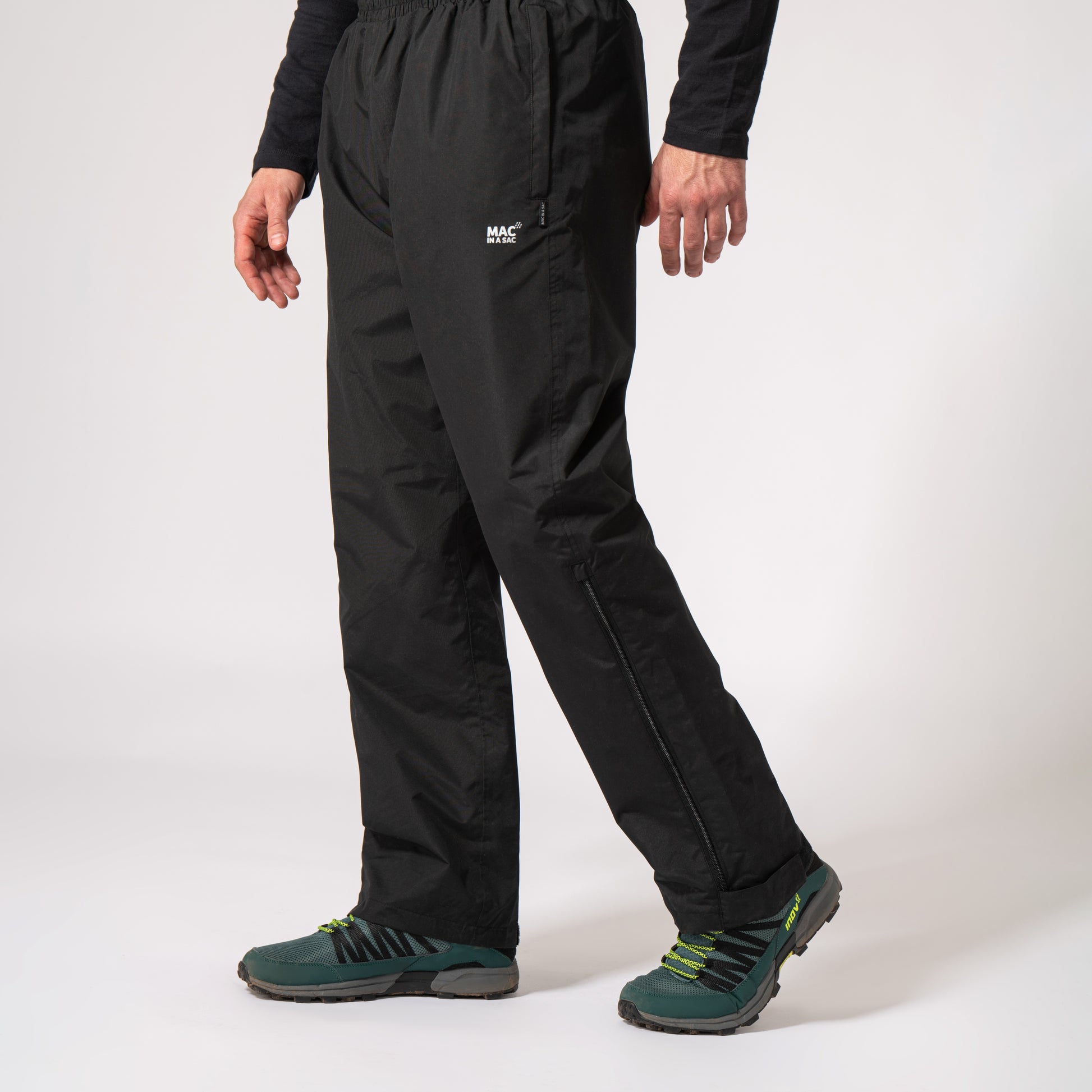 Explorer Men's Waterproof Overtrousers Liquorice – Mac in a Sac