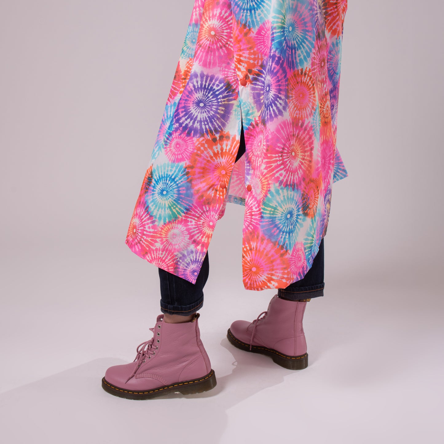 Poncho Packable Waterproof Cape - Tie Dye