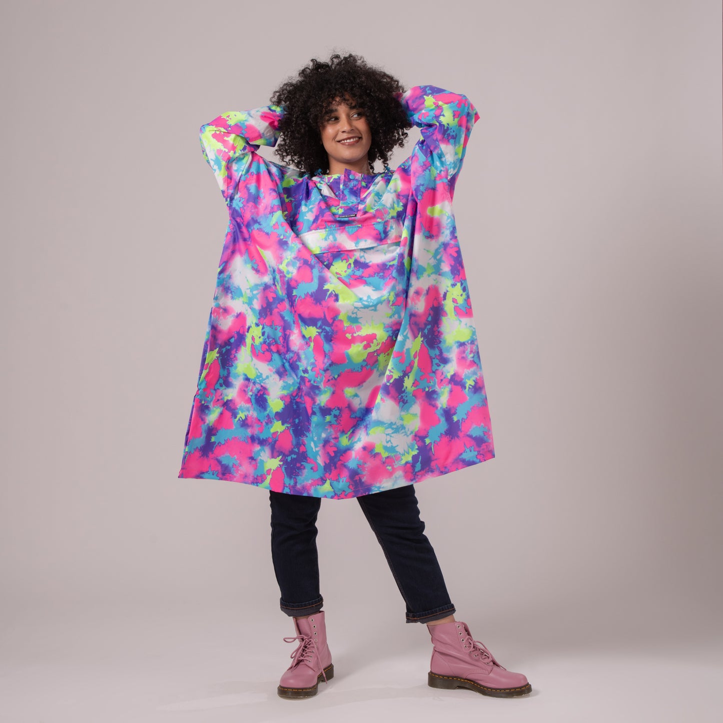 Poncho Packable Waterproof Cape - Soft Focus