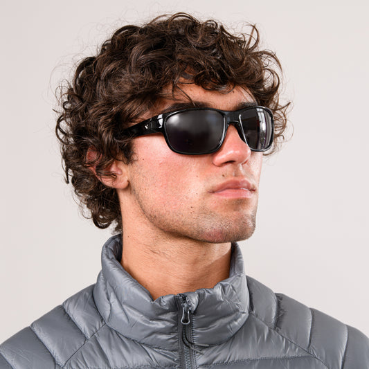 Focus Sunglasses-  Shiny Black/Black Lens