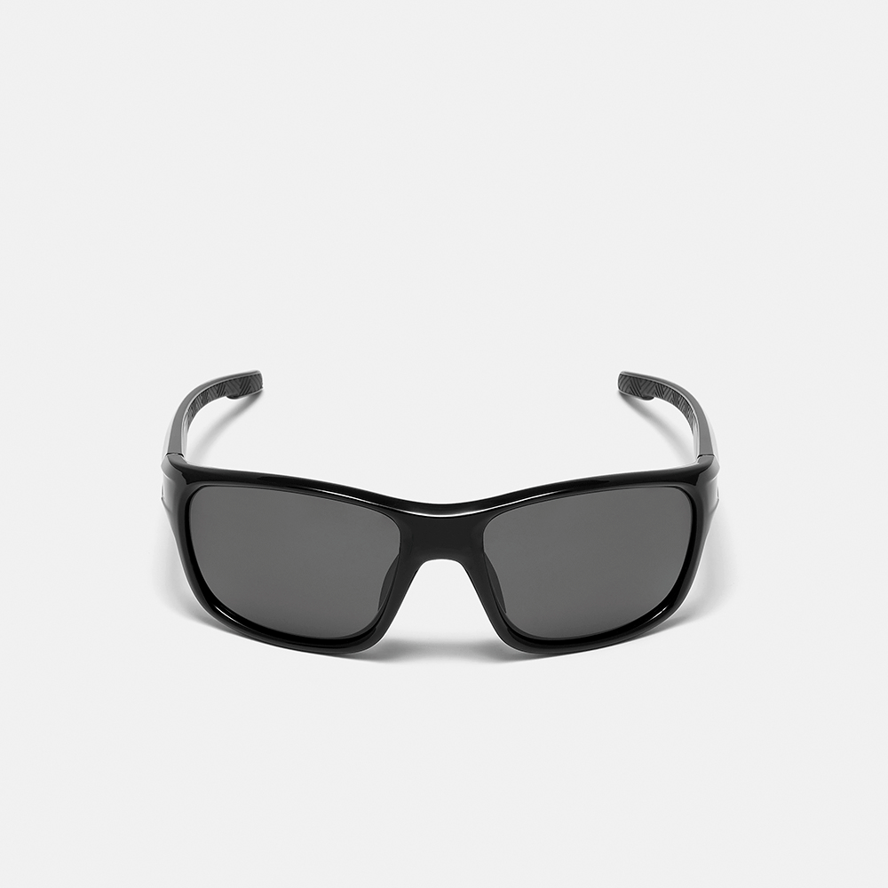Focus Sunglasses-  Shiny Black/Black Lens