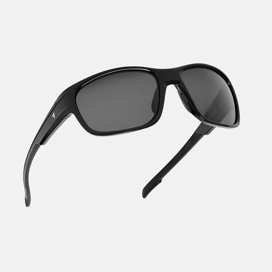 Focus Sunglasses-  Shiny Black/Black Lens