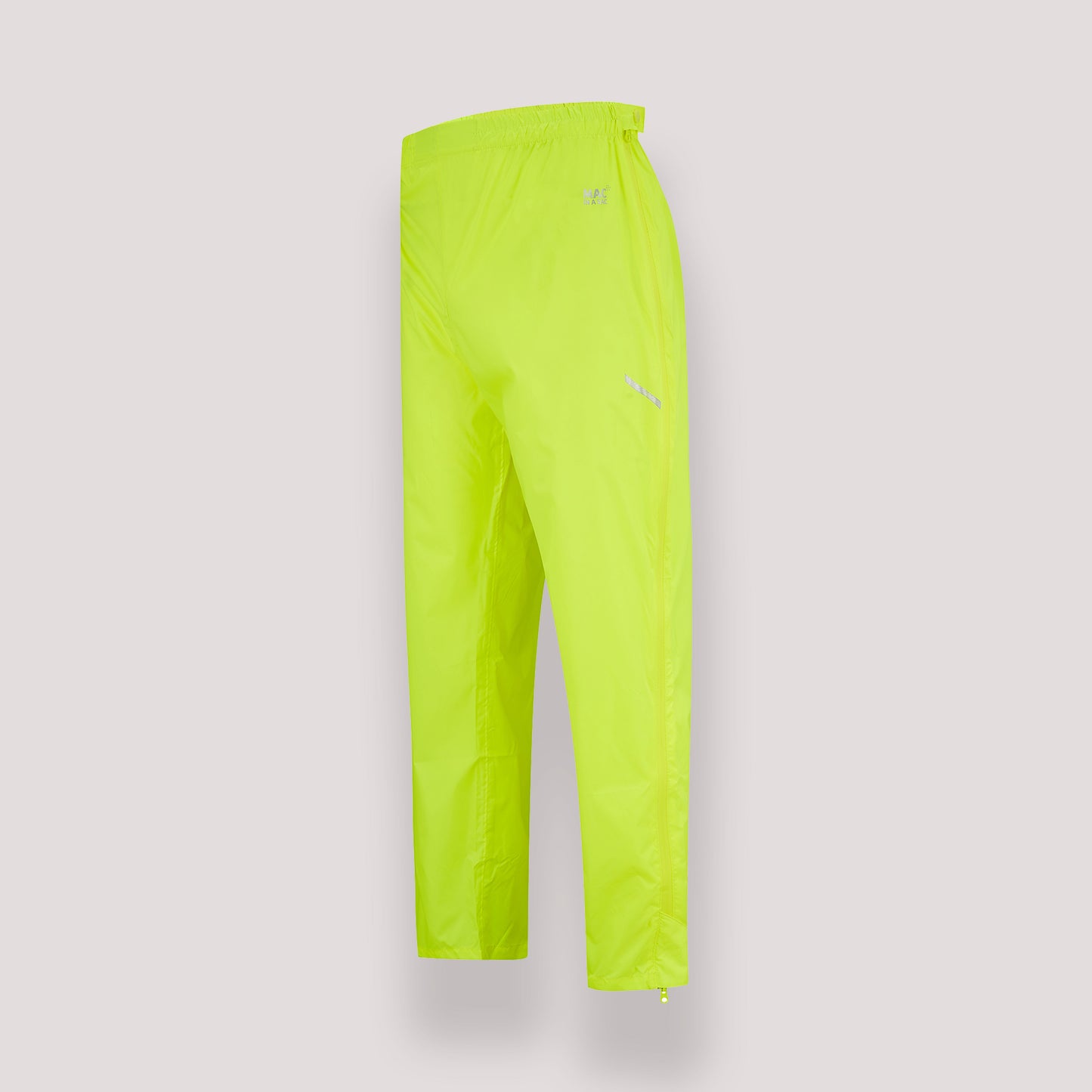 Origin Packable Full Zip Waterproof Overtrousers - Neon Yellow