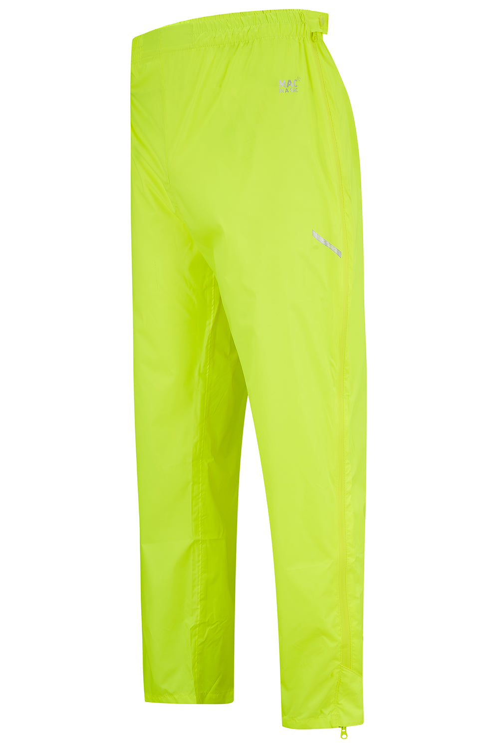 Origin Packable Full Zip Waterproof Overtrousers - Neon Yellow