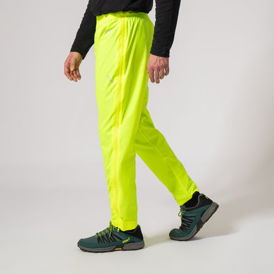 Origin Packable Full Zip Waterproof Overtrousers - Neon Yellow
