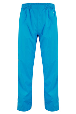 Origin Packable Full Zip Waterproof Overtrousers - Neon Blue 7000