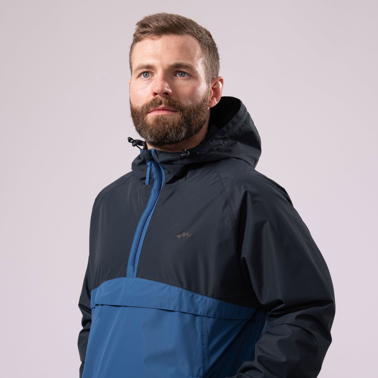 Nomad - Waterproof Half-Zip Jacket - Navy Blue